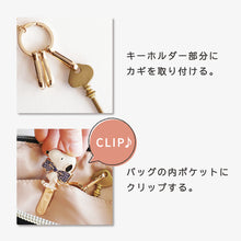 画像をギャラリービューアに読み込む, PEANUTS バッグキークリップmini ネモフィラとスヌーピーたち