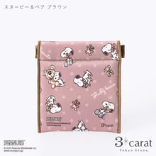 画像をギャラリービューアに読み込む, PEANUTS キャンディポーチ スヌーピー&ベア シリーズ 全3種類