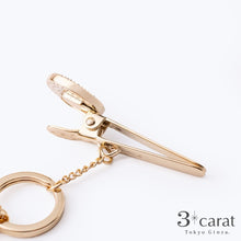 画像をギャラリービューアに読み込む, バッグキークリップ イニシャル