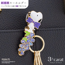 画像をギャラリービューアに読み込む, PEANUTS バッグキークリップ 藤とスヌーピー