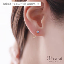 画像をギャラリービューアに読み込む, ループフィット・日本画シリーズ 葛飾北斎「富嶽三十六景 凱風快晴」