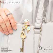 画像をギャラリービューアに読み込む, PEANUTS バッグキークリップmini アイスとスヌーピーたち