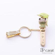画像をギャラリービューアに読み込む, バッグキークリップ カエルの雨宿り