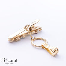 画像をギャラリービューアに読み込む, バッグキークリップ お花とてんとう虫