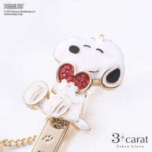 画像をギャラリービューアに読み込む, PEANUTS バッグキークリップ スヌーピー ハート