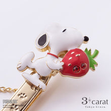 画像をギャラリービューアに読み込む, PEANUTS バッグキークリップ いちごとスヌーピー いちごとベル