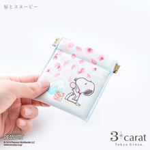 画像をギャラリービューアに読み込む, PEANUTS キャンディポーチ 桜シリーズ 全3種類
