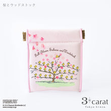 画像をギャラリービューアに読み込む, PEANUTS キャンディポーチ 桜シリーズ 全3種類
