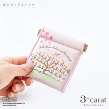 画像をギャラリービューアに読み込む, PEANUTS キャンディポーチ 桜シリーズ 全3種類
