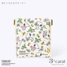 画像をギャラリービューアに読み込む, PEANUTS キャンディポーチ 桜シリーズ 全4種類
