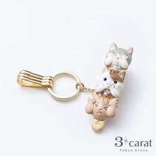 画像をギャラリービューアに読み込む, バッグキークリップ 見にゃい言わにゃい聞かにゃい
