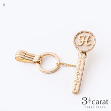 画像をギャラリービューアに読み込む, バッグキークリップ イニシャル
