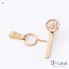 画像をギャラリービューアに読み込む, バッグキークリップ イニシャル
