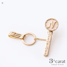 画像をギャラリービューアに読み込む, バッグキークリップ イニシャル
