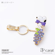 画像をギャラリービューアに読み込む, PEANUTS バッグキークリップ 藤とスヌーピー
