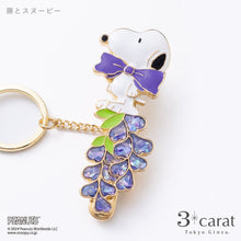 画像をギャラリービューアに読み込む, PEANUTS バッグキークリップ 藤とスヌーピー
