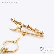 画像をギャラリービューアに読み込む, PEANUTS バッグキークリップ ウッドストックと桜
