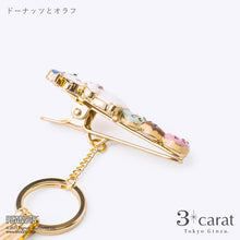 画像をギャラリービューアに読み込む, PEANUTS バッグキークリップ ドーナツとオラフ
