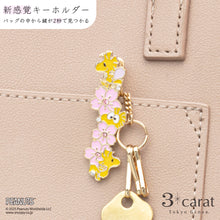 画像をギャラリービューアに読み込む, PEANUTS バッグキークリップmini ウッドストックと桜
