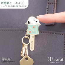 画像をギャラリービューアに読み込む, PEANUTS バッグキークリップmini クッキーBOXからひょっこり
