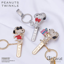 画像をギャラリービューアに読み込む, PEANUTS Twinkle バッグキークリップ 全3種類 各2色

