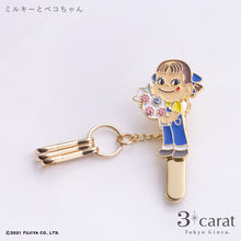 画像をギャラリービューアに読み込む, 不二家 ペコちゃん バッグキークリップmini 全3種類

