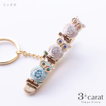 画像をギャラリービューアに読み込む, バッグキークリップ 幸運のフクロウ三兄弟
