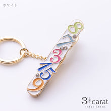 画像をギャラリービューアに読み込む, バッグキークリップ カラフルナンバー
