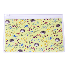 画像をギャラリービューアに読み込む, マスクケース ハリネズミの散歩 グリーン
