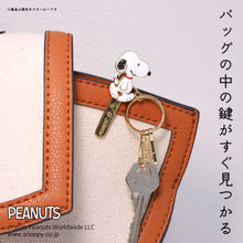 画像をギャラリービューアに読み込む, PEANUTS バッグキークリップ ベル ハート
