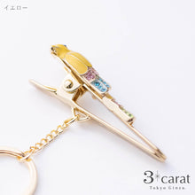 画像をギャラリービューアに読み込む, バッグキークリップ カラフルインコ
