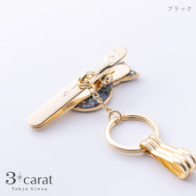 画像をギャラリービューアに読み込む, バッグキークリップ シェル・ネコ正面
