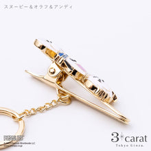 画像をギャラリービューアに読み込む, PEANUTS バッグキークリップ スヌーピー＆オラフ＆アンディ
