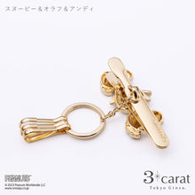 画像をギャラリービューアに読み込む, PEANUTS バッグキークリップ スヌーピー＆オラフ＆アンディ
