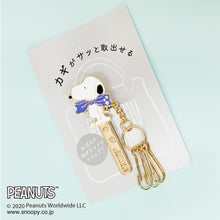 画像をギャラリービューアに読み込む, PEANUTS バッグキークリップmini スヌーピーリボン
