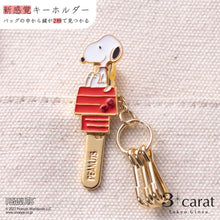 画像をギャラリービューアに読み込む, PEANUTS バッグキークリップmini スヌーピーハウス
