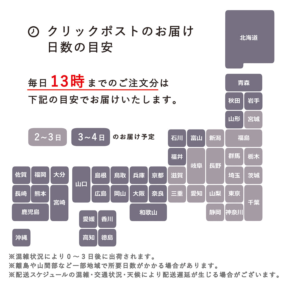 お届け日時の指定について